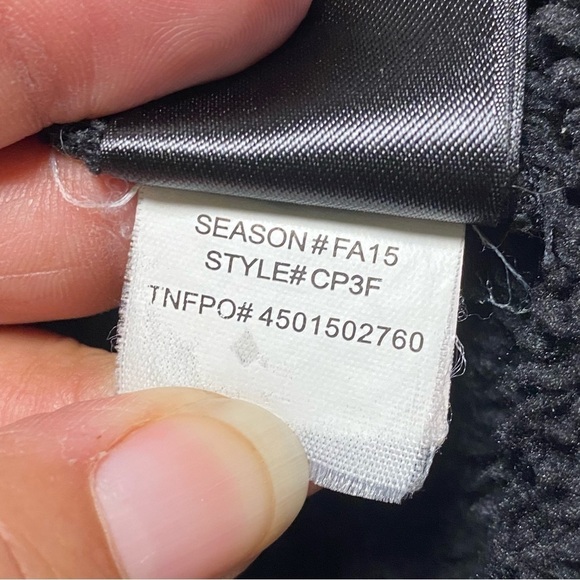 The North Face Jacket Women's Medium Black Osito Shaggy Fleece Full Zip Jacket - Picture 12 of 13